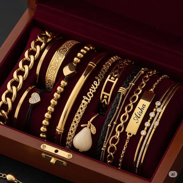 10 Model Gelang Emas 24 Karat 1 Suku Terbaru 2025, Stylish, Elegan, dan Investasi Menguntungkan - Hot berita69.org