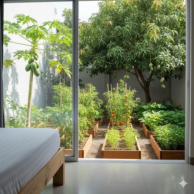 7 Inspirasi Rumah Sederhana di Kebun 2 Kamar Minimalis Tampak Estetik, Bak di Villa - Hot berita69.org