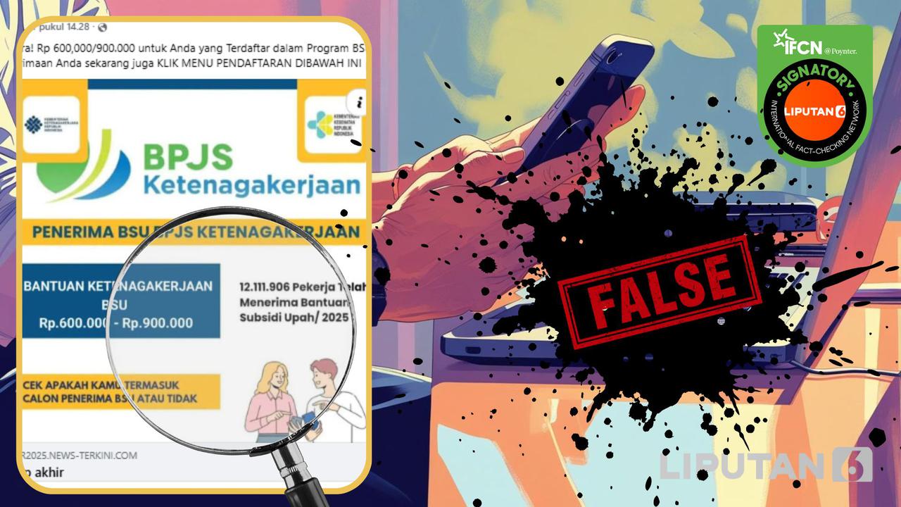 Cek Fakta: Tidak Benar Link Ini untuk Cek Status Penerima BSU Desember