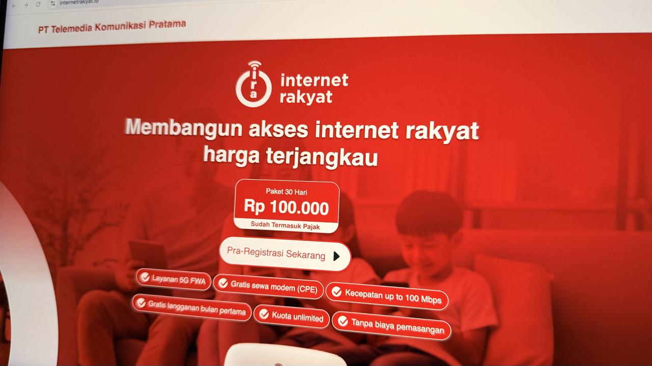 Cek Fakta: Tidak Benar Tautan Ini untuk Daftar Internet Rakyat