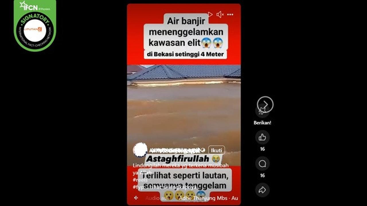 Deretan Hoaks Seputar Banjir yang Sempat Viral, Simak Faktanya