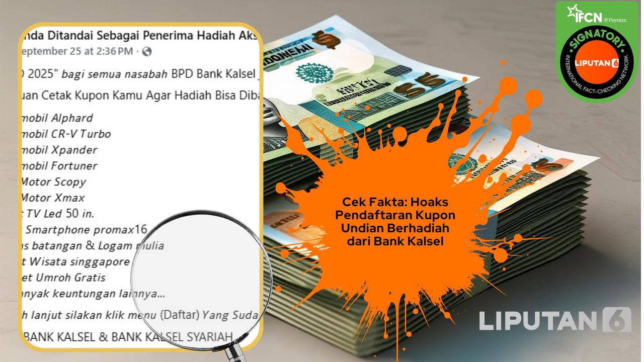 Hoaks Undian Berhadiah Catut Nama Bank Daerah Masih Marak, Simak Daftarnya