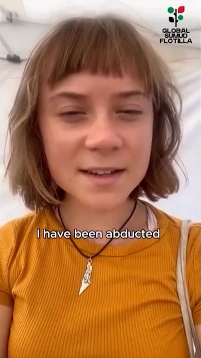 Greta Thunberg merilis video pra-rekaman setelah intersepsi Israel | berita