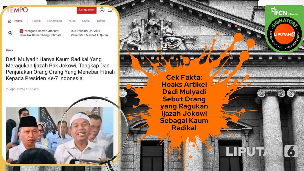 Kasus Tudingan Ijazah Palsu Jokowi Diiringi Sejumlah Hoaks, Simak Daftarnya