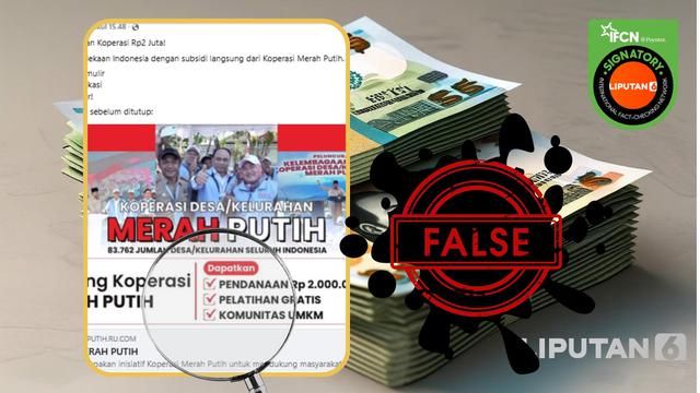 Koperasi Merah Putih Jadi Bahan Hoaks, Waspada Pendaftaran Bantuan Fiktif - Cek Fakta berita69.org