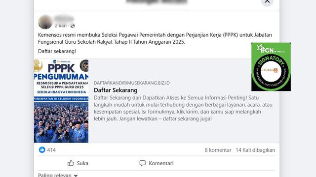 Kumpulan Hoaks soal Lowongan Kerja Guru Pembelajaran Rakyat, Simak Faktanya