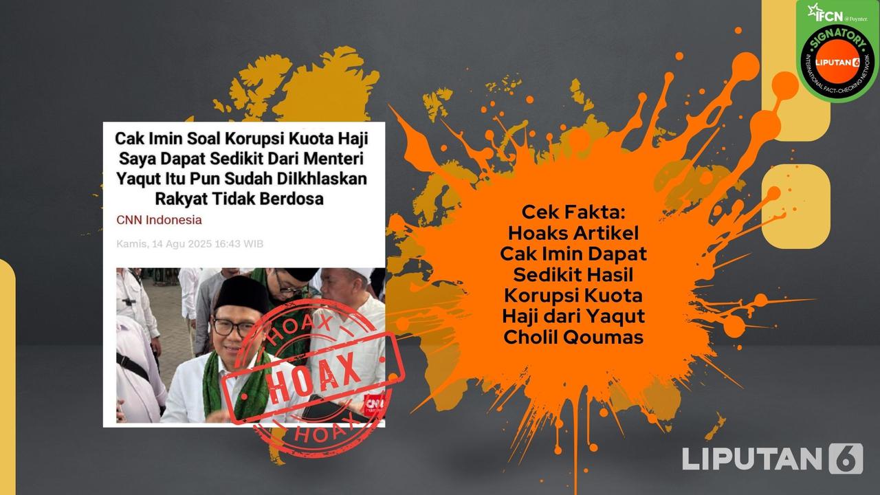 Kumpulan Hoaks Terkait Yaqut Cholil Qoumas, Simak Daftarnya