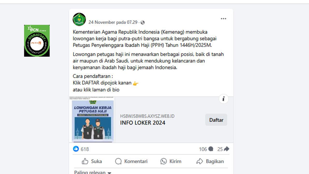 Ragam Hoaks Seputar Petugas Haji, Simak Faktanya