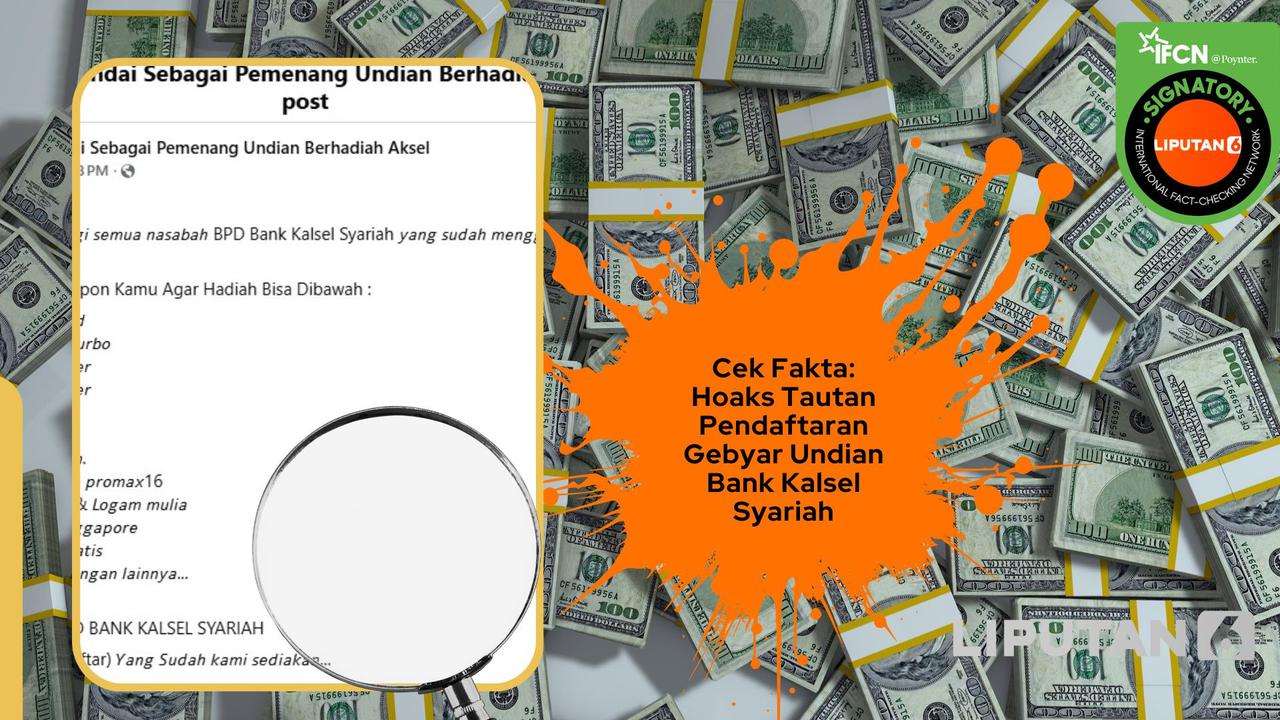 Ragam Hoaks Undian dari Bank, Simak Faktanya